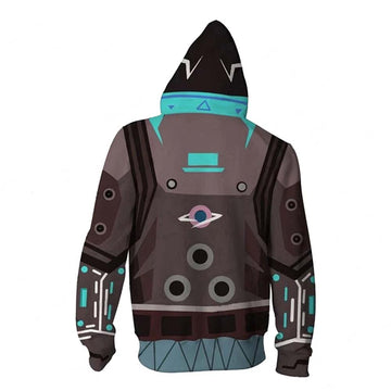 Cyberpunk 2077 Sudadera V Cosplay Sudadera Estampada con Cremallera Unisex